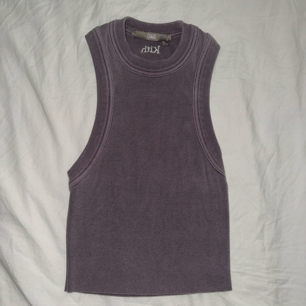 Kith purple cropped tank small